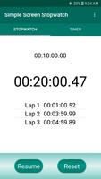Simple Screen Stopwatch syot layar 2