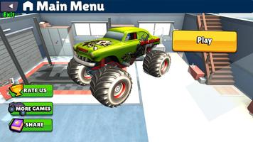 Monster Truck Car Racing Games Affiche