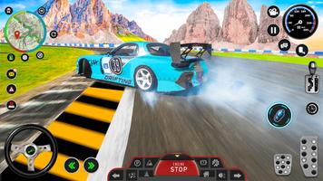 Crazy Drift Car Racing Game Affiche
