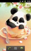 Sleepy Panda Wallpaper پوسٹر