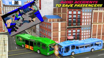驾驶公共交通城市教练公共汽车模拟器3D 截图 3