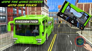 驾驶公共交通城市教练公共汽车模拟器3D 截图 1