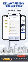 Delaware DMV Drivers Test Prep Affiche