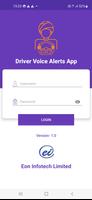 Driver Voice Alert App Affiche