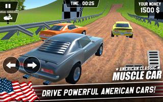 American Classic Muscle Car Driving capture d'écran 3