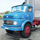 camion cargo conduite 3d icône