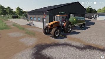 jeux de tracteur agricole Affiche