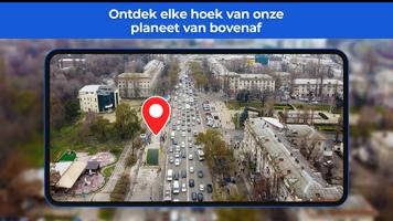 GPS Aarde Kaart Live Navigatie-poster