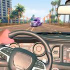Rennwagen-Spiele Drift Zeichen