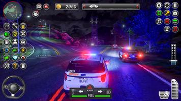police jeu de stationnement 3d Affiche