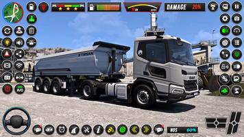 us truck 3d juego: offroad sim captura de pantalla 1