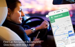 Voice Navigation, Live Traffic Driving Maps تصوير الشاشة 2