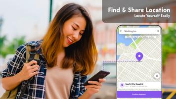 GPS Navigation: Location Maps plakat