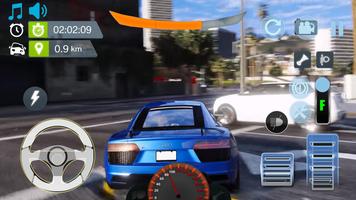 Real City Audi Driving Simulator 2019 الملصق