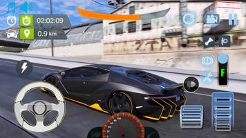 Real City Lamborghini Driving Simulator 2019 постер