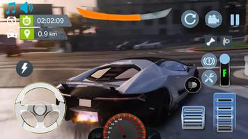 Real City Lamborghini Driving Simulator 2019 スクリーンショット 3