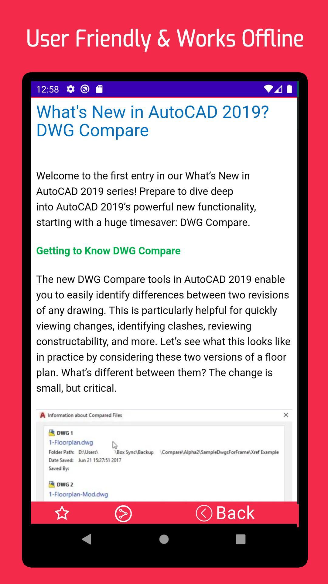 Learn Autocad Offline Autocad Tutorial Free For Android Apk Download
