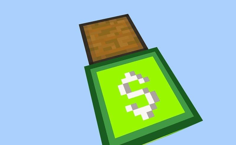 Карты для майнкрафт 1.20 4 один блок. Блок денег в майнкрафт. Minecraft карта один блок. Мод на блок денег. Денежный блок майнкрафт.