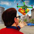 Pizza Delivery City Drone Simulator أيقونة