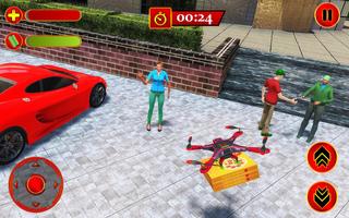 Pizza Delivery City Drone Simulator ảnh chụp màn hình 3