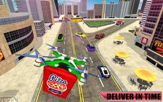 Pizza Delivery City Drone Simulator 截图 1