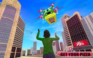 Pizza Delivery City Drone Simulator capture d'écran 2