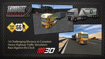 Truck Driver Highway Race 3D Affiche