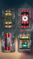 Time Bomb Broken Screen الملصق