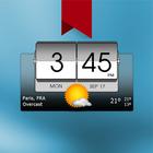 3D Flip Clock & Weather Pro ícone