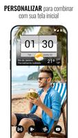 3D Flip Clock & Weather Pro imagem de tela 1