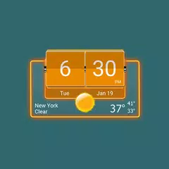 3D Flip Clock Theme Pack 05 アプリダウンロード