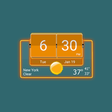 3D Flip Clock Theme Pack 05 icône