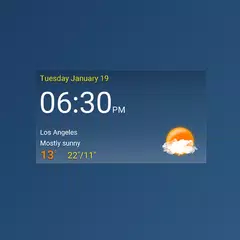Digital clock weather theme 1 アプリダウンロード