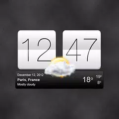 Sense V2 flip clock & weather