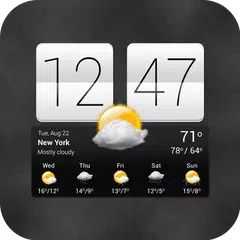 Sense V2 Flip Clock & Weather Icon