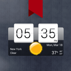 Sense flip clock & weather Pro иконка