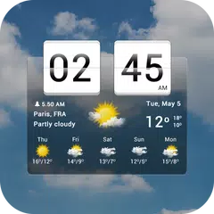 Sense flip clock & weather XAPK Herunterladen