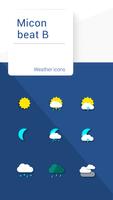 Micon Beat B weather icons 海报