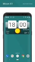 Micon X1 weather icon pack скриншот 2