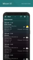 Micon X1 weather icon pack capture d'écran 3