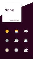 Signal weather icons 海报