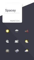 Spacey weather icons 海报