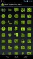 Neon Green Icons Pack captura de pantalla 1