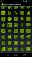 Neon Green Icons Pack captura de pantalla 2