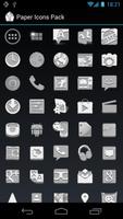 برنامه‌نما Paper Icons Pack - ADW - GO عکس از صفحه