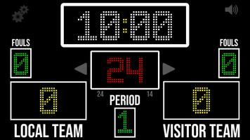 Basketball Scoreboard ภาพหน้าจอ 1