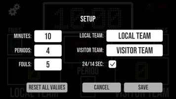 Basketball Scoreboard 스크린샷 2