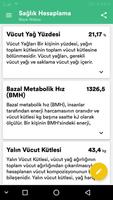 Vücut Kitle İndeksi (BMI) ve İ Ekran Görüntüsü 1