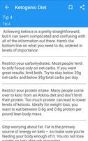 Ketogenic Diet captura de pantalla 1