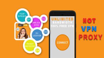Hotspot VPN Proxy Free Unlimited vpn Speed 2019 Affiche